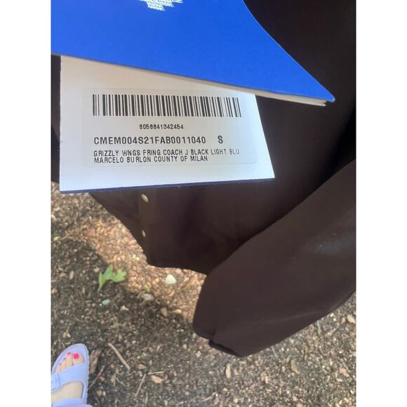 MARCELO BURLON COUNTY OF MILAN Jacket Size S Removable Wings Fringes - Picture 12 of 17